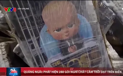 Quảng Ngãi phát hiện 288 gói nghi ma tuý trôi dạt trên biển