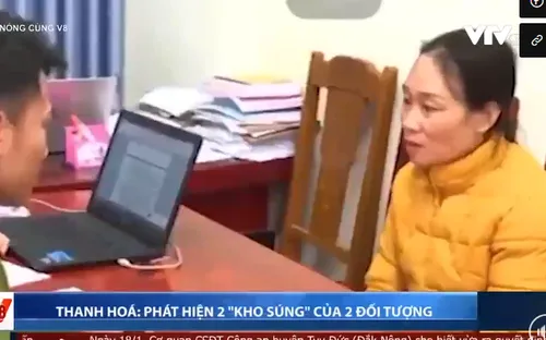 Thanh Hoá tạm giữ người phụ nữ tàng trữ súng đạn