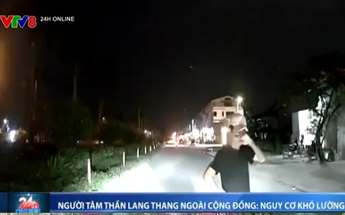 Nguy cơ khó lường từ người tâm thần lang thang ngoài cộng đồng