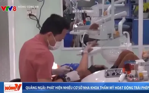 Quảng Ngãi phát hiện nhiều cơ sở nha khoa thẩm mỹ hoạt động trái phép