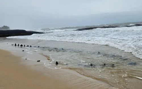 Tàu gỗ nghi là cổ vật đã biến mất trên vùng biển Hội An