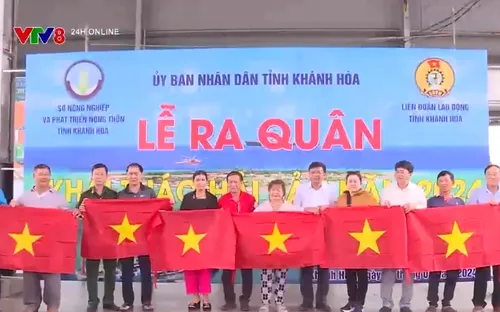 Khánh Hòa ra quân khai thác hải sản năm 2024