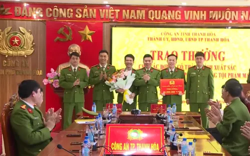 Thanh Hóa: Khen thưởng các đơn vị triệt phá 2 chuyên án vận chuyển ma túy với số lượng lớn