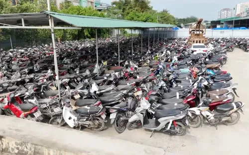 Thanh Hóa: Quá tải tại các bãi tạm giữ xe vi phạm giao thông