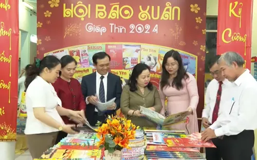 Phú Yên: Khai mạc Hội báo Xuân Giáp Thìn 2024