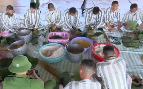 Chuẩn bị đón Tết cho phạm nhân ở trại giam