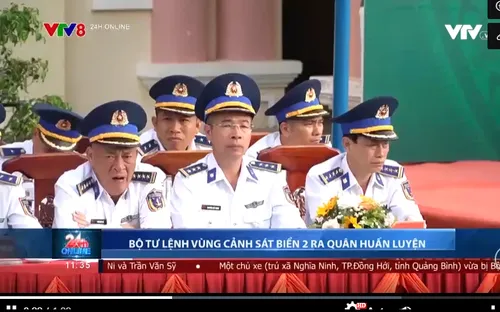 Vùng Cảnh sát biển 2 ra quân huấn luyện năm 2024