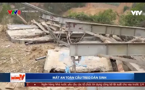 Nghệ An báo động tình trạng mất an toàn cầu treo dân sinh