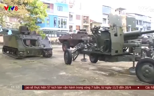 Hiện vật chiến tranh có nguy cơ hóa sắt vụn