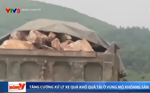 Nghệ An tăng cường xử lý xe quá khổ quá tải ở vùng mỏ