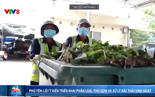 Triển khai phân loại, thu gom, xử lý rác thải ở TP Tuy Hòa, Phú Yên