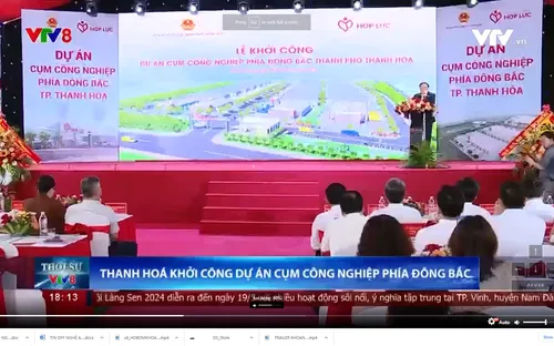 Thanh Hóa khởi công dự án Cụm Công nghiệp phía Đông Bắc