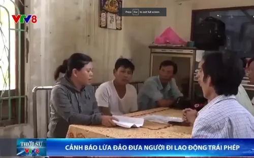 Cảnh báo sập bẫy lừa xuất khẩu lao động