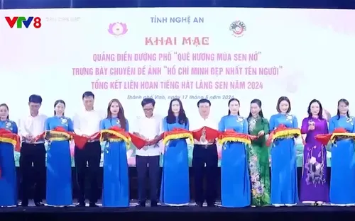Khai mạc Quảng diễn lễ hội đường phố "Quê hương mùa Sen nở"