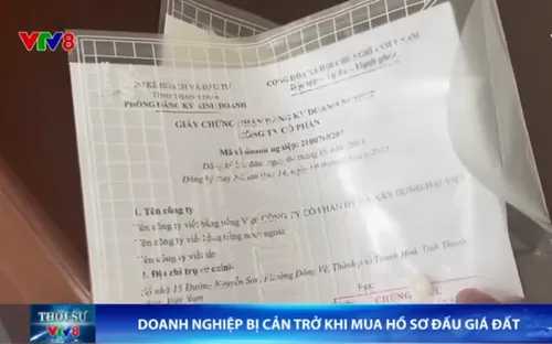 Doanh nghiệp bị cản trở khi mua hồ sơ đấu giá đất