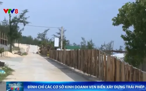Thừa Thiên Huế: Bát nháo các cơ sở kinh doanh ven biển xây dựng trái phép