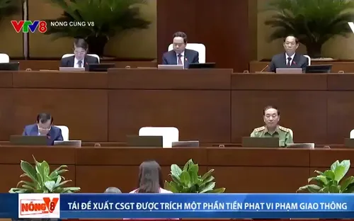 Tái đề xuất cảnh sát giao thông được trích một phần tiền phạt vi phạm