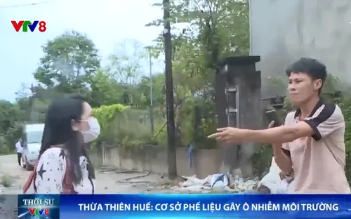 Chủ cơ sở phế liệu gây ô nhiễm môi trường chống đối, xúc phạm lực lượng chức năng làm nhiệm vụ