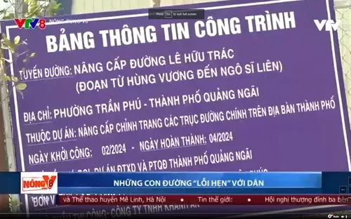 Thành phố của những con đường lỗi hẹn với dân