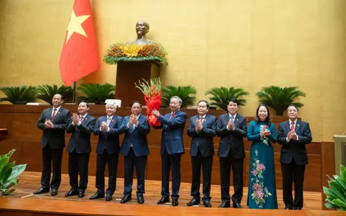 Lãnh đạo các nước chúc mừng Chủ tịch nước Tô Lâm và Chủ tịch Quốc hội Trần Thanh Mẫn