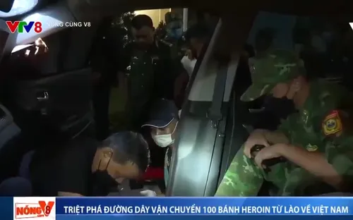 Bộ đội biên phòng Quảng Trị triệt phá đường dây vận chuyển 100 bánh heroin từ Lào về Việt Nam