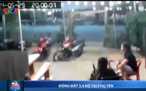 Động đất 3,5 độ tại Phú Yên