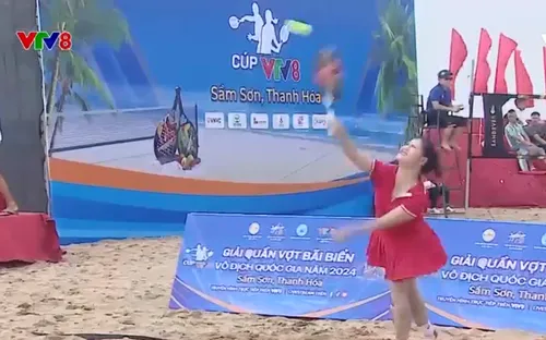 Sôi động Giải Quần vợt bãi biển vô địch quốc gia Cup VTV8 năm 2024 - Sầm Sơn, Thanh Hoá