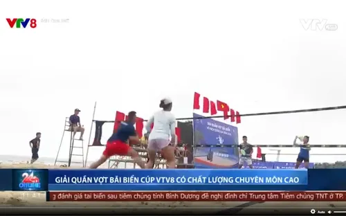 Giải Quần vợt bãi biển Vô địch Quốc gia Cúp VTV8 năm 2024 có chất lượng chuyên môn cao
