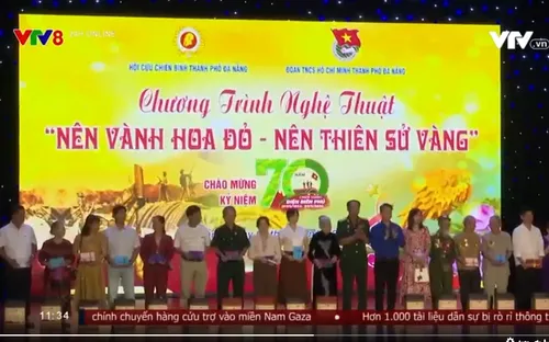 Chương trình nghệ thuật "Nên vành hoa đỏ, nên thiên sử vàng" năm 2024.