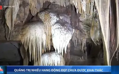 Quảng Trị: Nhiều hang động đẹp chưa được khai thác