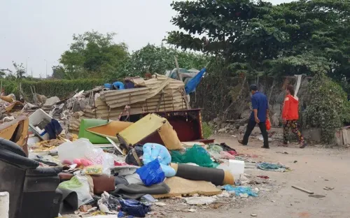 Hà Nội bố trí nhiều điểm thu gom rác thải cồng kềnh