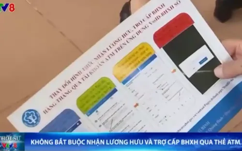 Không bắt buộc nhận lương hưu và trợ cấp BHXH qua thẻ ATM