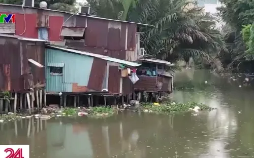 Di dời 6.000 nhà ven kênh ở TP. Hồ Chí Minh