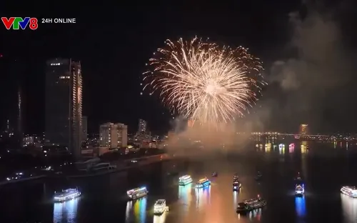 Đêm thi thứ tư Lễ hội pháo hoa Quốc tế Đà Nẵng