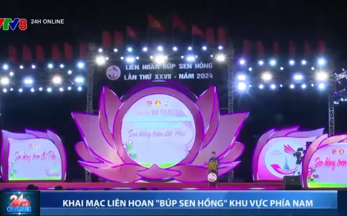 Khai mạc liên hoan "Búp sen hồng" khu vực phía Nam