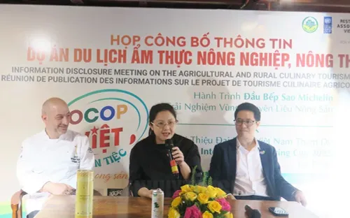 Ra mắt dự án kết hợp du lịch và ẩm thực nông nghiệp