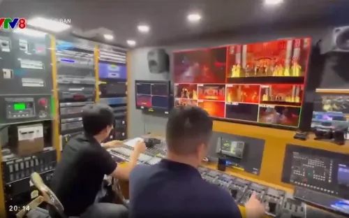 Công việc của những đạo diễn bấm hình trên xe màu lưu động