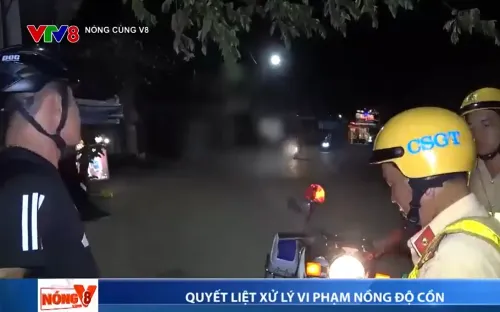 TP Huế quyết liệt xử lý nồng độ cồn