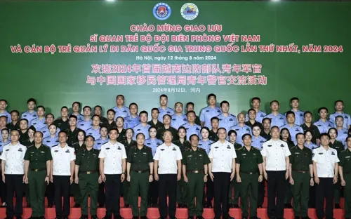 Tăng cường hợp tác sĩ quan biên phòng trẻ Việt Nam - Trung Quốc