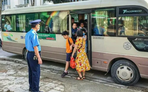 Hà Nội rà soát xe đưa đón học sinh trước thềm năm học mới