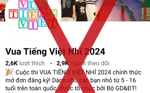 Cảnh báo giả mạo chương trình “Vua Tiếng Việt" tuyển người chơi thu phí