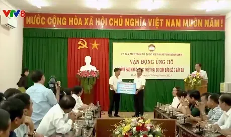 Bình Định phát động ủng hộ đồng bào các tỉnh miền Bắc bị thiệt hại do bão số 3