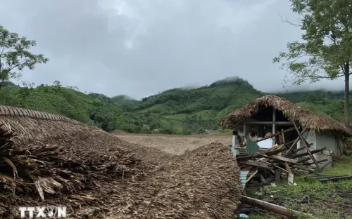 Sạt lở đất làm 2 người chết ở Kim Bôi, Hòa Bình