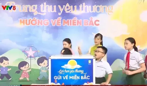Mùa Trung thu trao gửi yêu thương tới trẻ em vùng thiên tai
