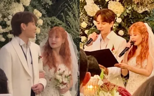 Hyuna rơi nước mắt trong đám cưới