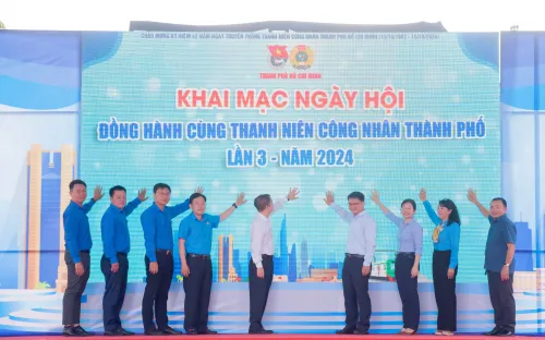 TP Hồ Chí Minh tổ chức Ngày hội đồng hành cùng thanh niên công nhân lần thứ 3