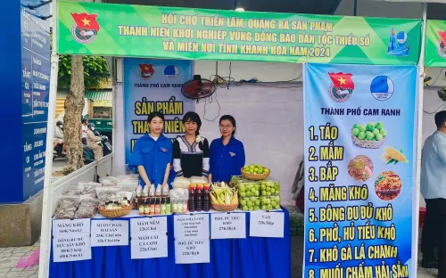 Khánh Hòa: Sôi nổi Hội chợ sản phẩm thanh niên khởi nghiệp vùng dân tộc thiểu số