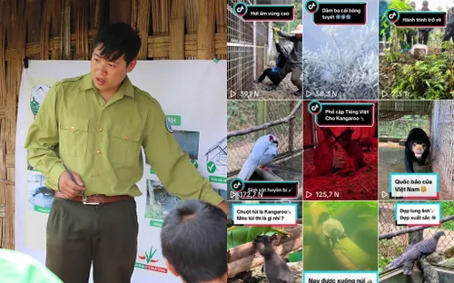 Chàng nhân viên cứu hộ kể chuyện về động vật hoang dã hút triệu view trên mạng xã hội