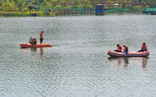 Tìm thấy thi thể nạn nhân đuối nước ở hồ thủy lợi Mai Thành