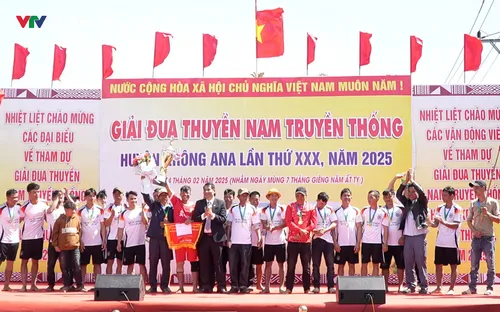 Đắk Lắk: Hấp dẫn lễ hội đua ghe truyền thống tại huyện Krông Ana